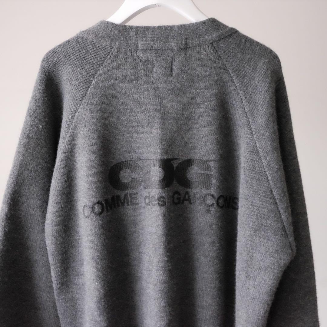 美品 CDG COMME des GARCON ニットカーディガン XL グレー