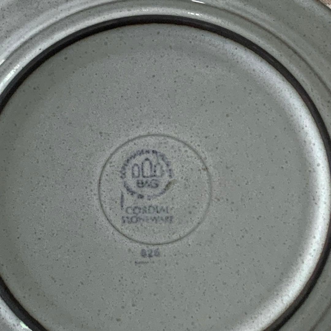 北欧ヴィンテージ・クイストゴー コーディアル プレート 21cm 2枚セットA