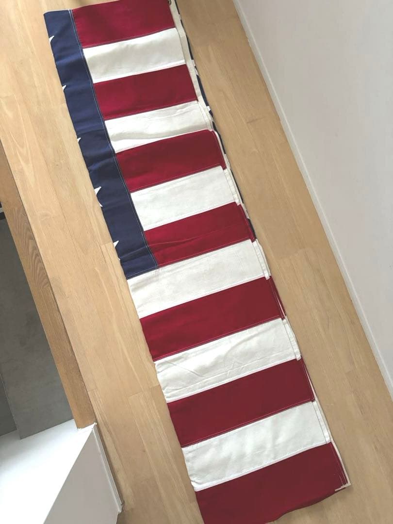 アメリカ USA 星条旗 cotton 100% 大判