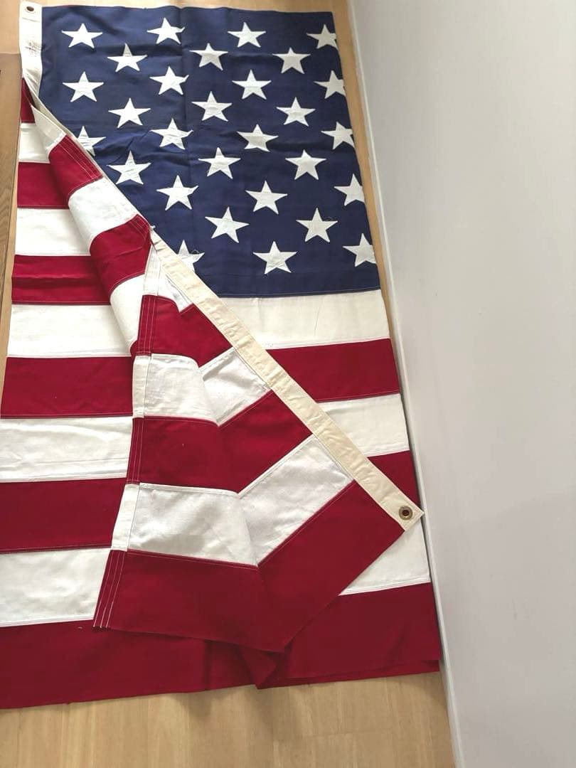 アメリカ USA 星条旗 cotton 100% 大判