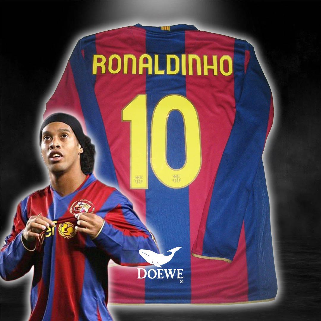 《新品》ロナウジーニョ バルサ 10番 長袖　06-07シーズン　復刻