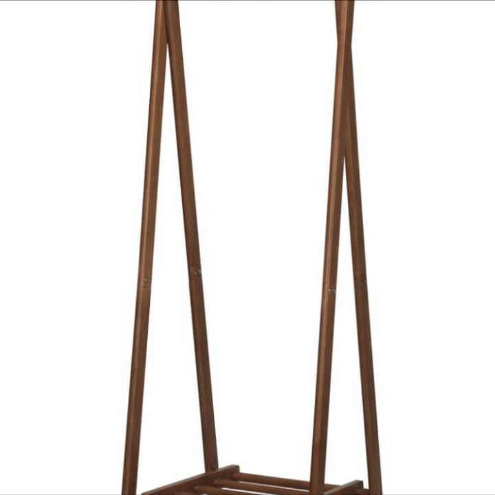 収納棚付！洋服が選びやすいオープンハンガーラック