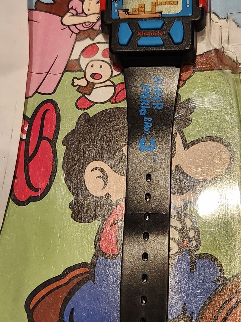 ジャンク　スパーマリオゲームウォッチ時計　ビンテージ