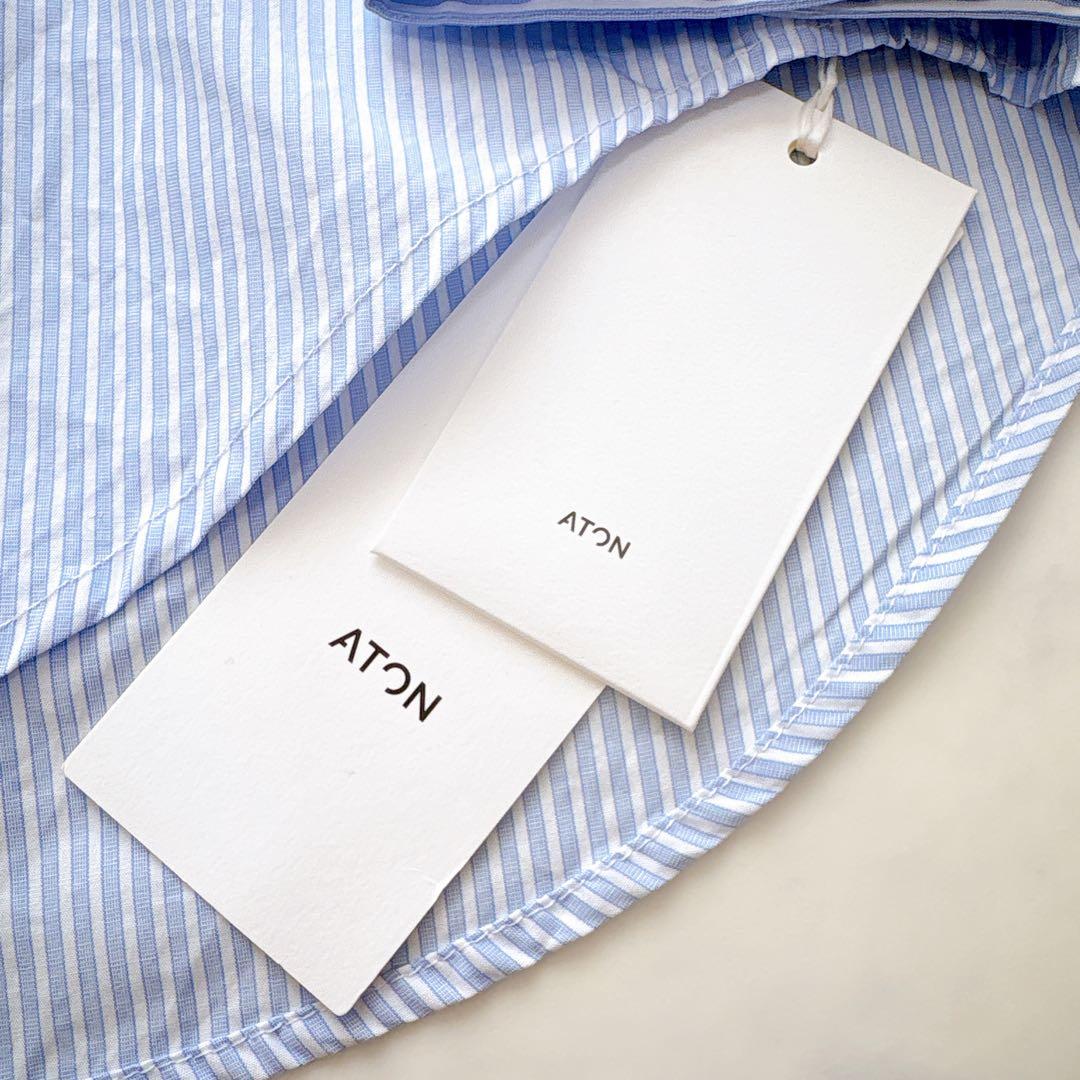 【タグ付】2025 ATON GIZA BROAD WASHED SHIRT