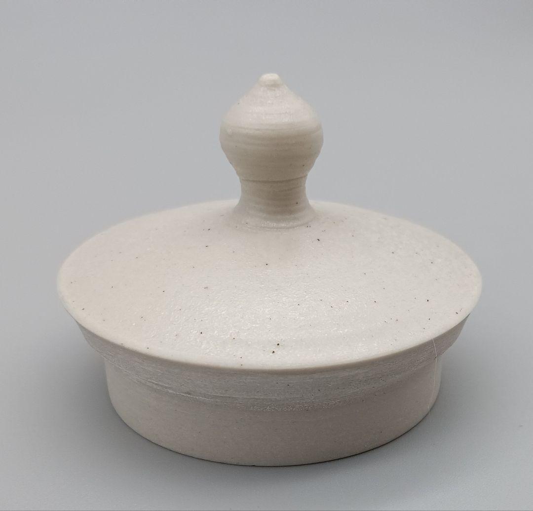 加藤 財 ひさご型 ポット 急須 財ポット 現代作家 白