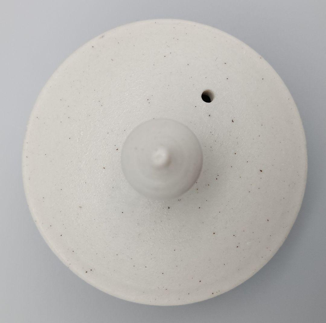 加藤 財 ひさご型 ポット 急須 財ポット 現代作家 白