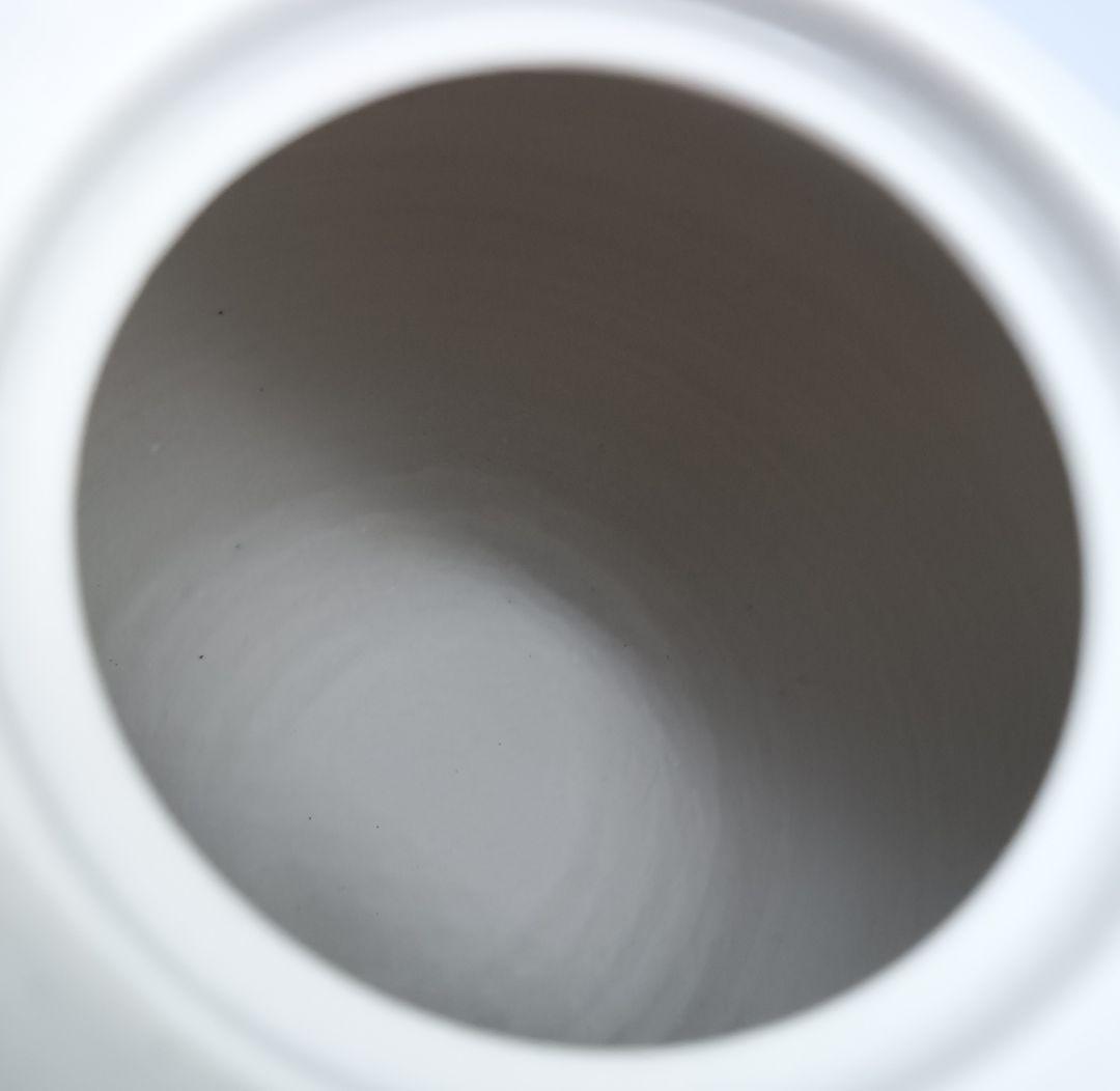 加藤 財 ひさご型 ポット 急須 財ポット 現代作家 白