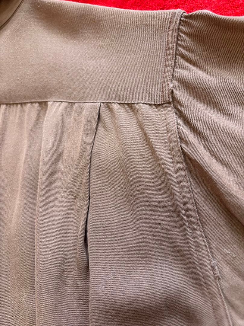 50s Brent オープンカラー レーヨン ギャバジン シャツ