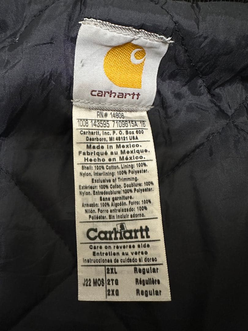 Carhartt トラディショナル　ジャケット　J22 MOS デトロイト