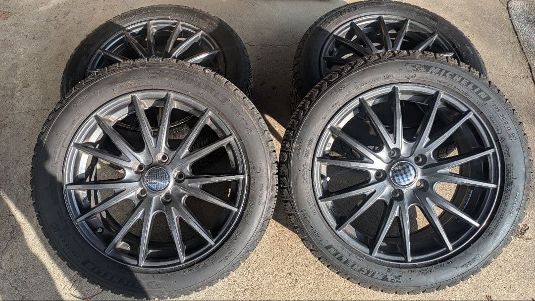 けんじ 17インチ スタッドレスタイヤ ホイールセット