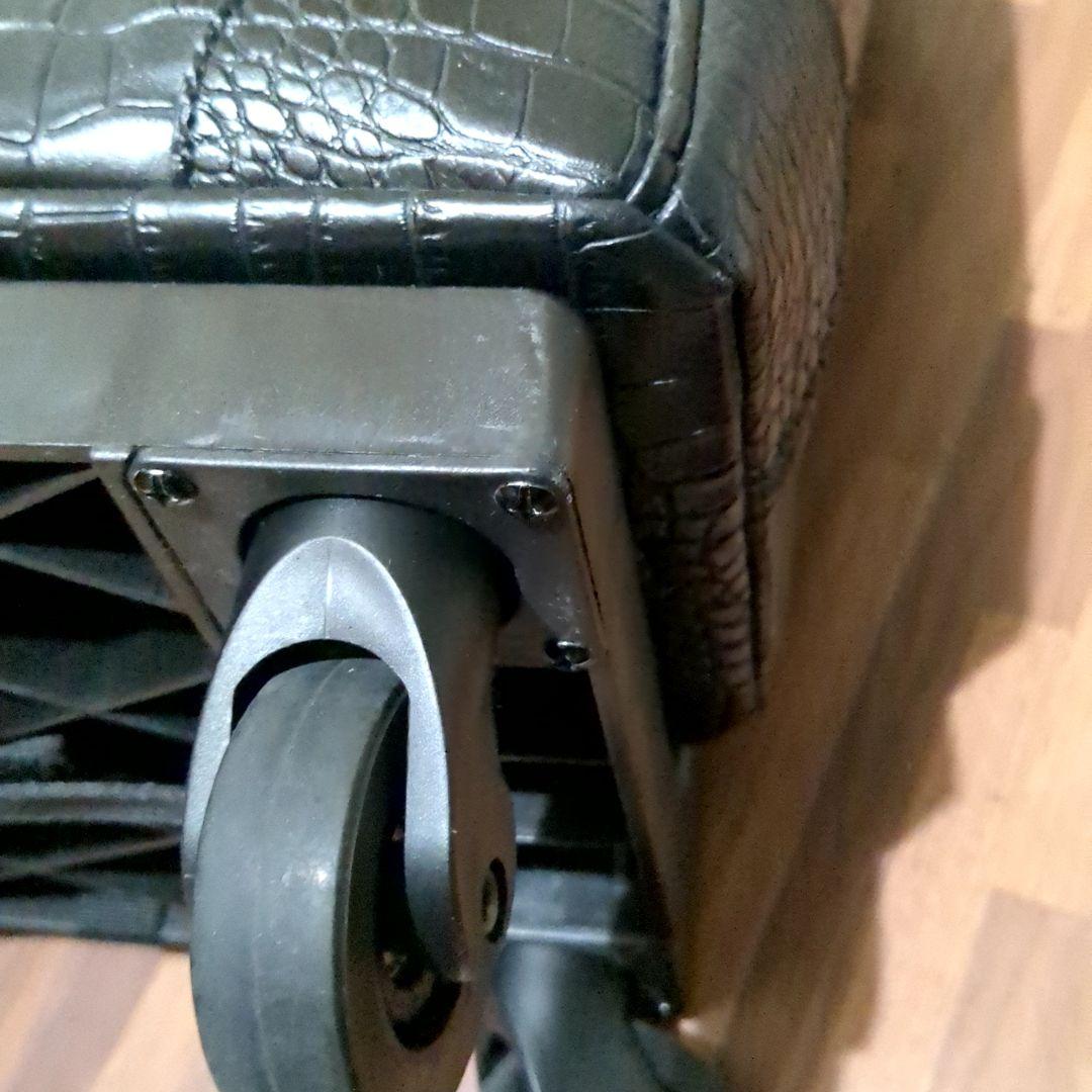 ✨美品✨SWANY キャリーケース ブラック クロコ型押し 大型 4輪