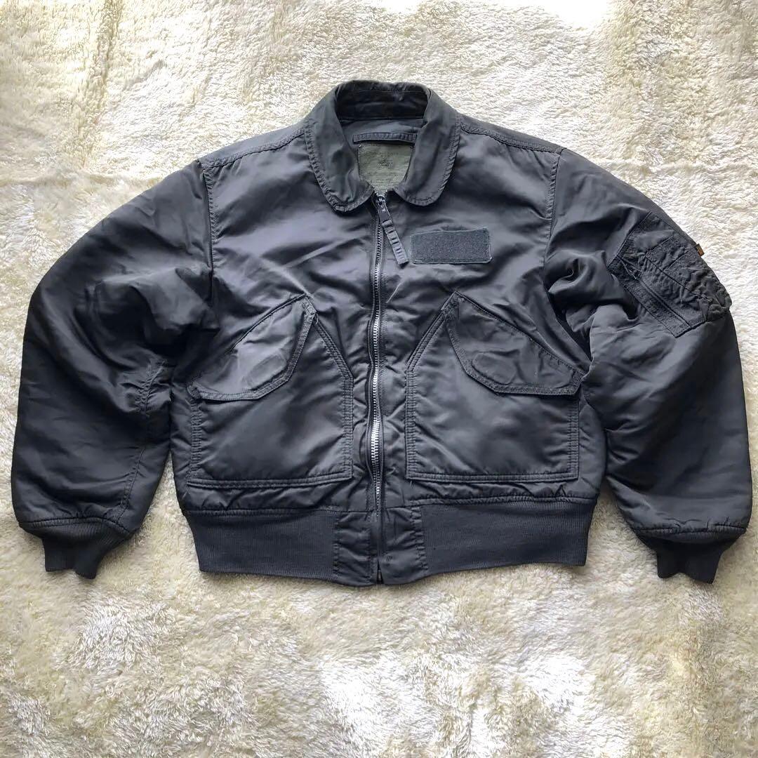 【希少】アルファインダストリーズ MA-1 フライトジャケット USA製 緑