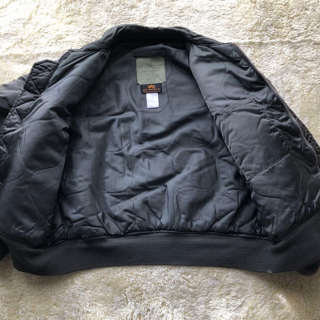 【希少】アルファインダストリーズ MA-1 フライトジャケット USA製 緑