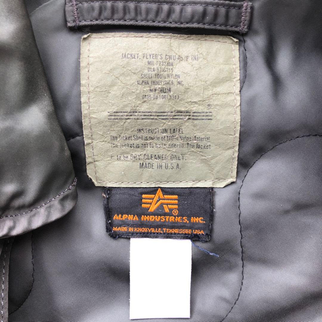 【希少】アルファインダストリーズ MA-1 フライトジャケット USA製 緑
