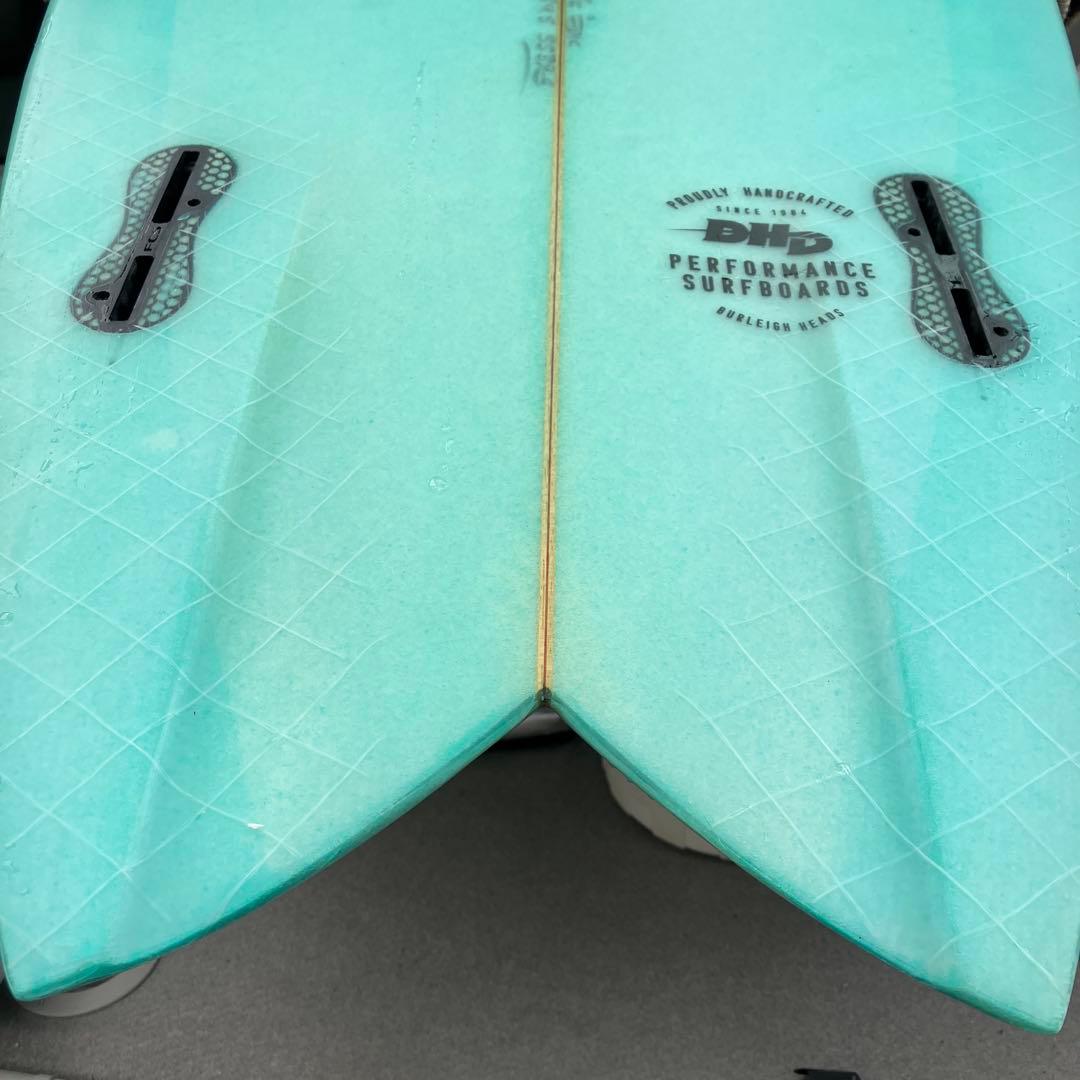 DHD mini twin2 5’9”ミントグリーン ショートボード