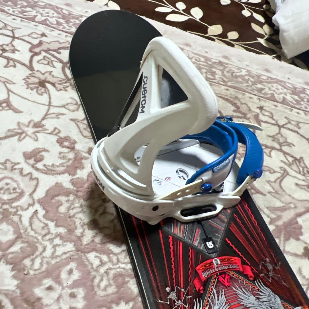 美品 BURTON 156cm CUSTOM バイン付 スノーボードセット