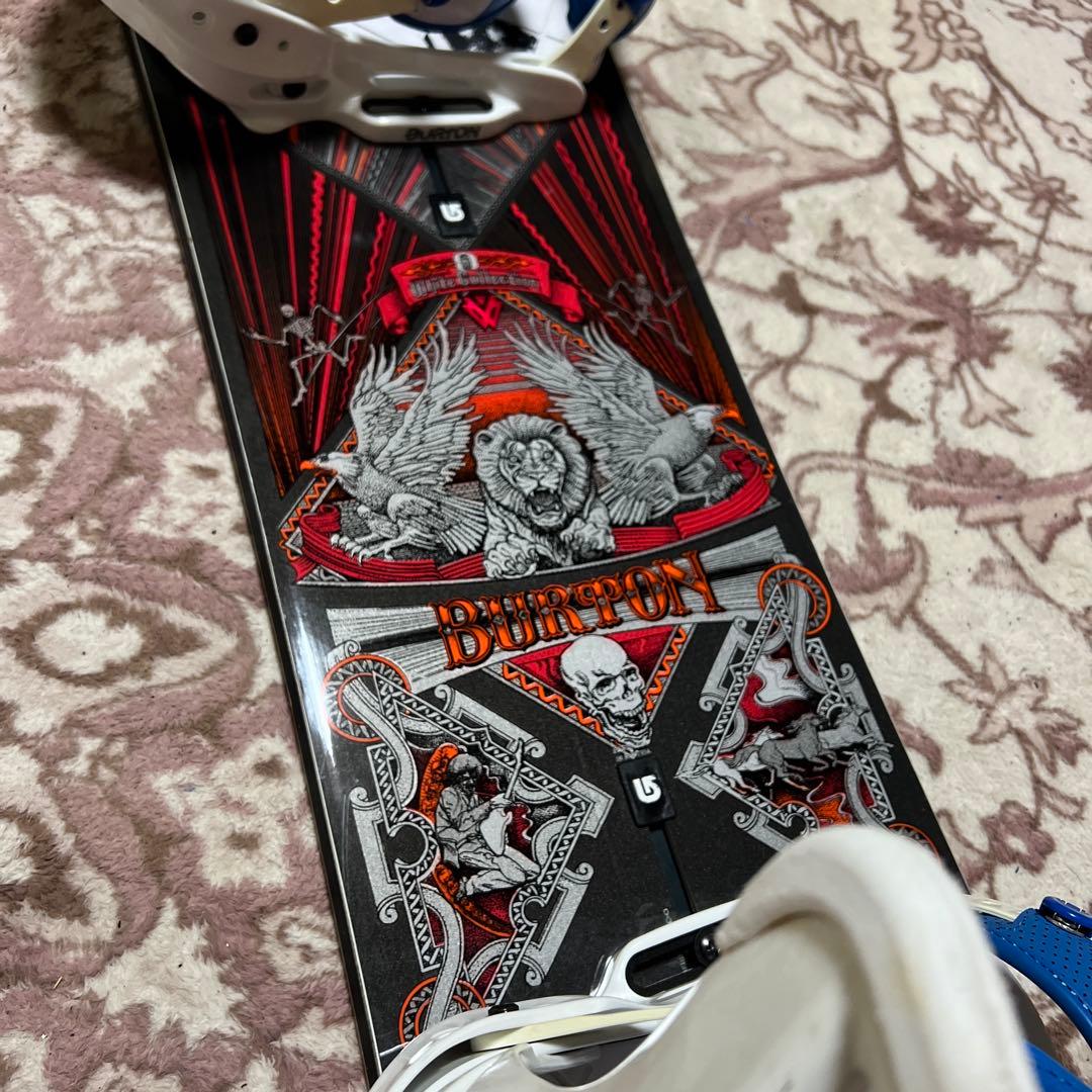 美品 BURTON 156cm CUSTOM バイン付 スノーボードセット