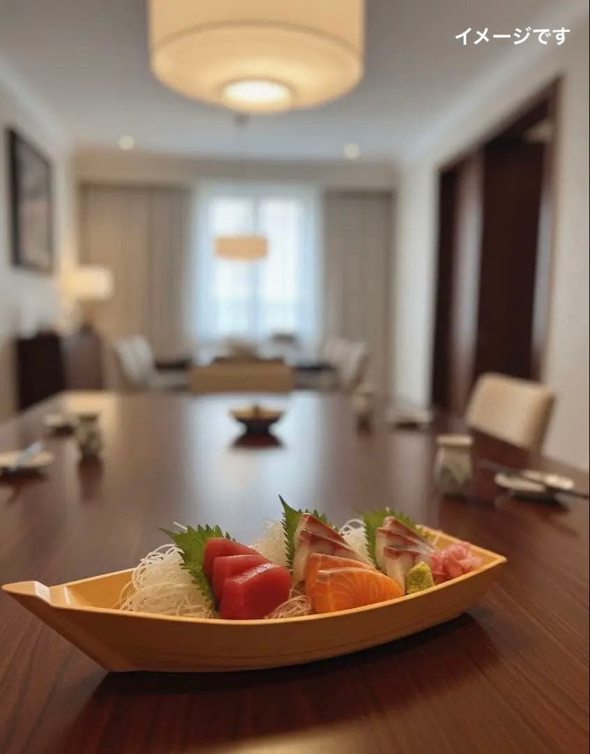 伝統継承の逸品：船大工 故 新沼留之進氏 手造り 木皿 5枚組（和船）