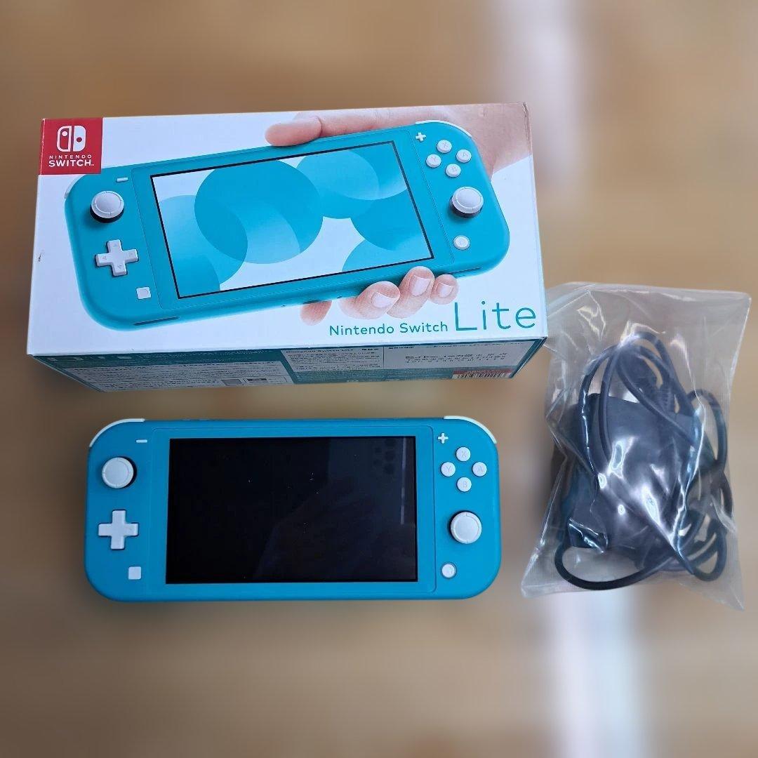 Nintendo Switch Lite ターコイズブルー 充電ケーブル付き