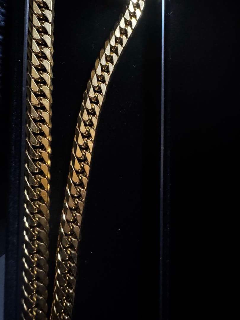 本日限定値下げ　喜平ネックレス　6面ダブル　60㎝　幅8㎜　極太