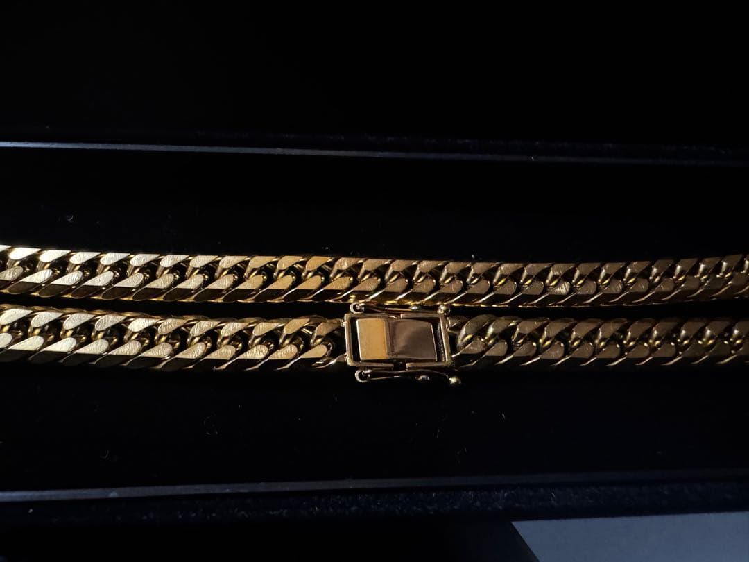 本日限定値下げ　喜平ネックレス　6面ダブル　60㎝　幅8㎜　極太