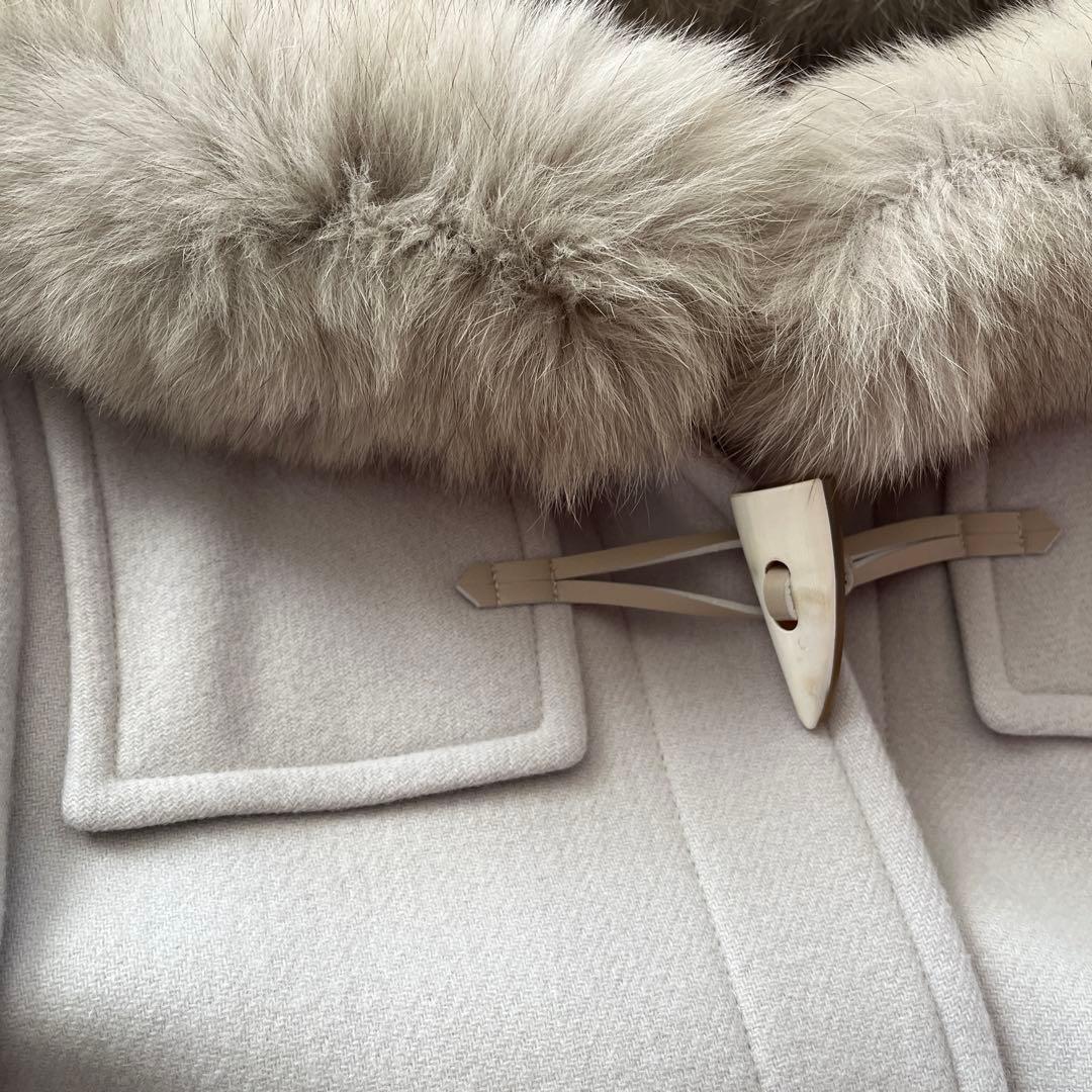 【SHIPS】シップス　ロングコート　ダッフルコート　ブルーフォックス