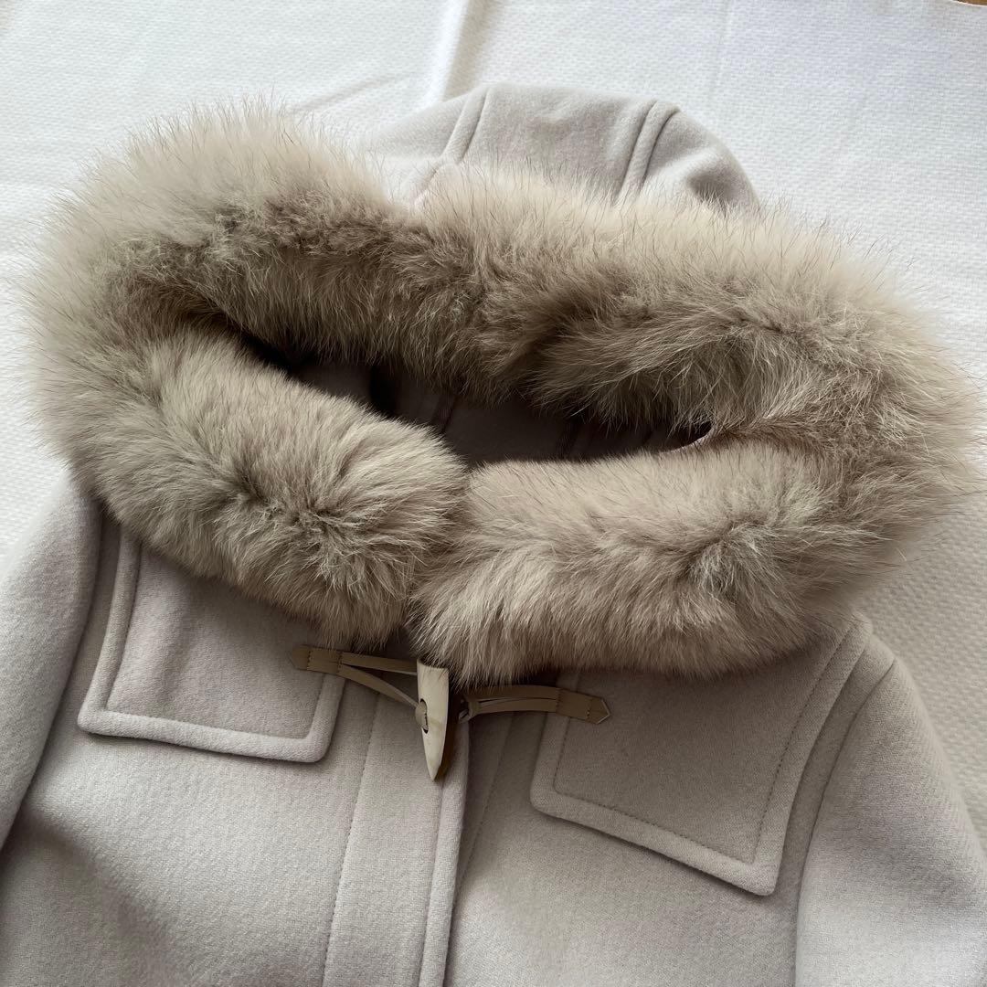 【SHIPS】シップス　ロングコート　ダッフルコート　ブルーフォックス