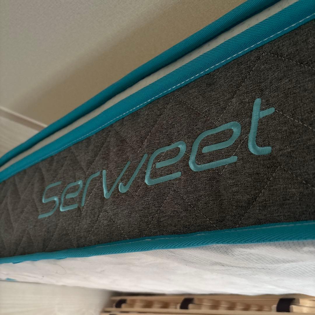 ニトリ 木製すのこベッド Serweetマットレス ダブルサイズ セット