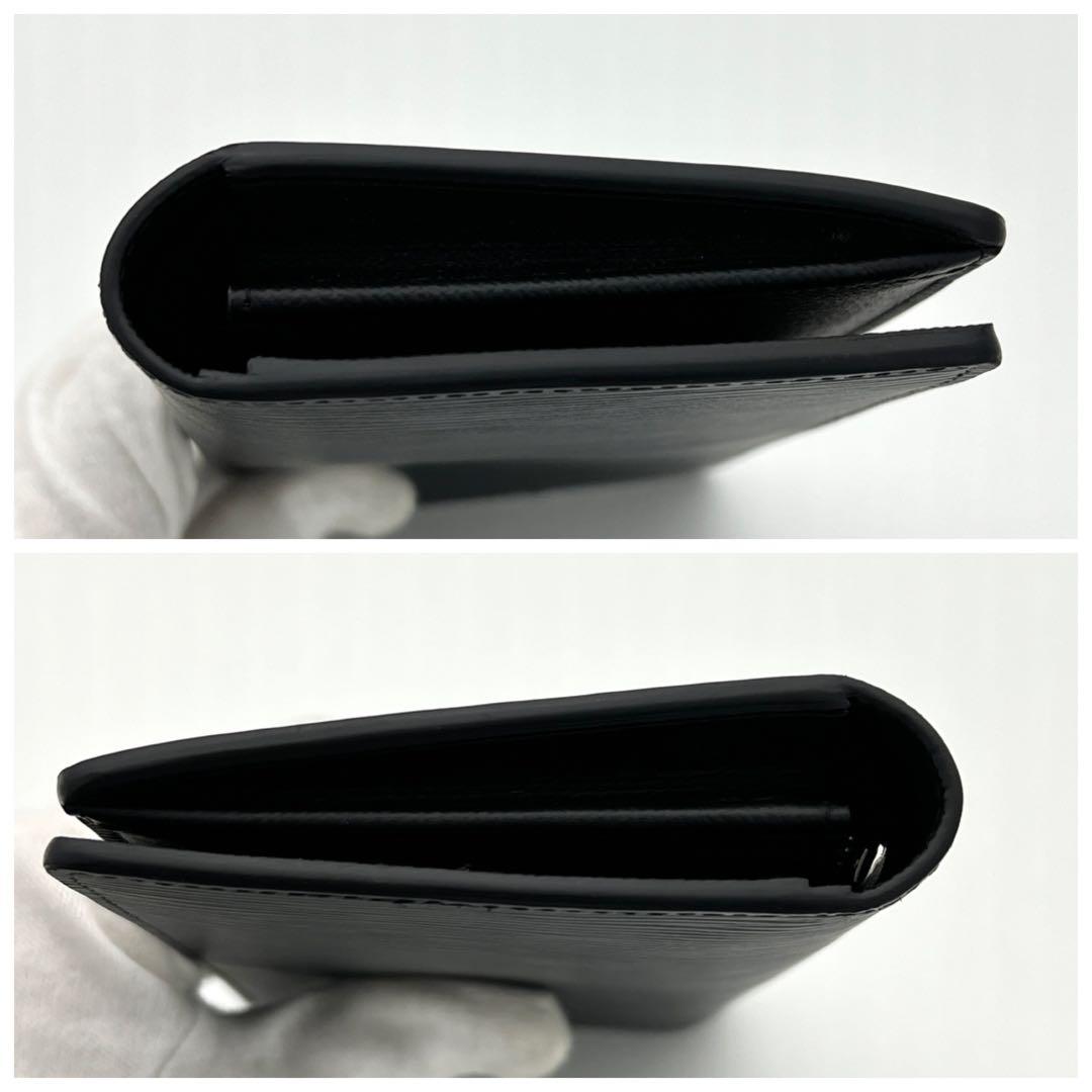 【新型・最高級美品】ルイヴィトン エピ ポルトフォイユ ブラザ 黒 長財布