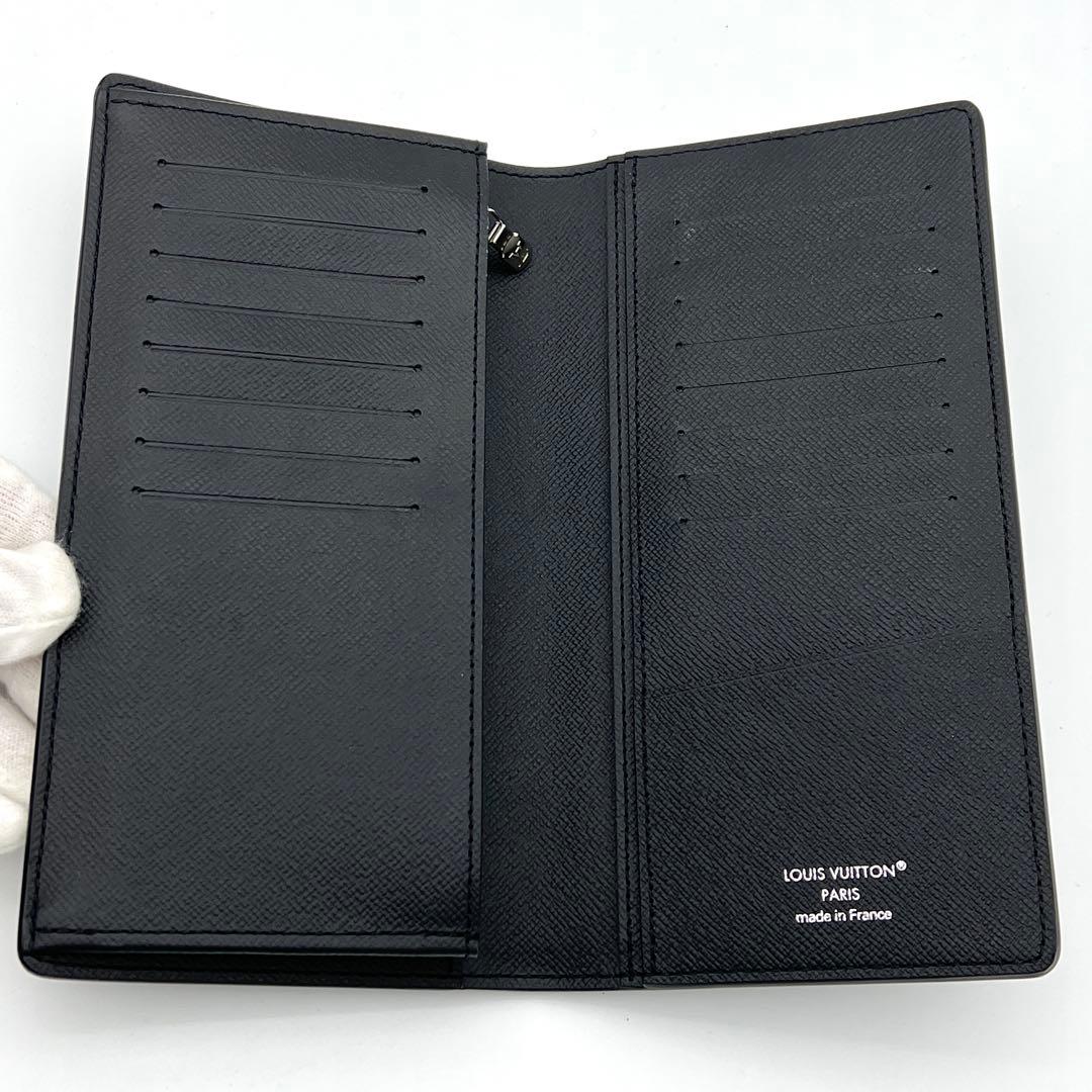 【新型・最高級美品】ルイヴィトン エピ ポルトフォイユ ブラザ 黒 長財布