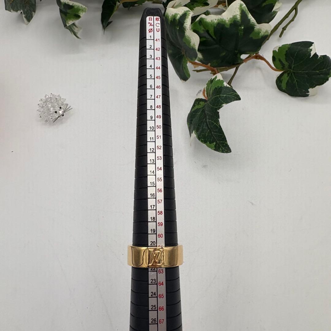 LOUIS VUITTON　バーグインスティンクト　リング　ゴールド　L