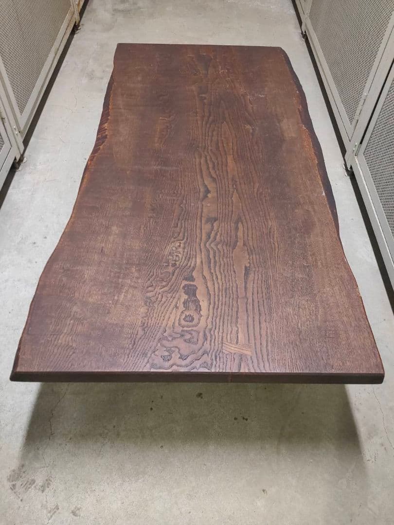 ☆東京都渋谷区まで取りに来ていただける方限定☆ 木製座卓 （無垢材 1枚板）