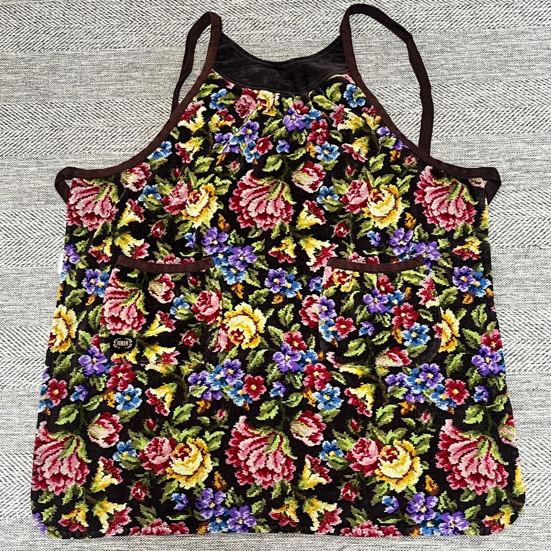 美品　FAILER フェイラー エプロン　花柄