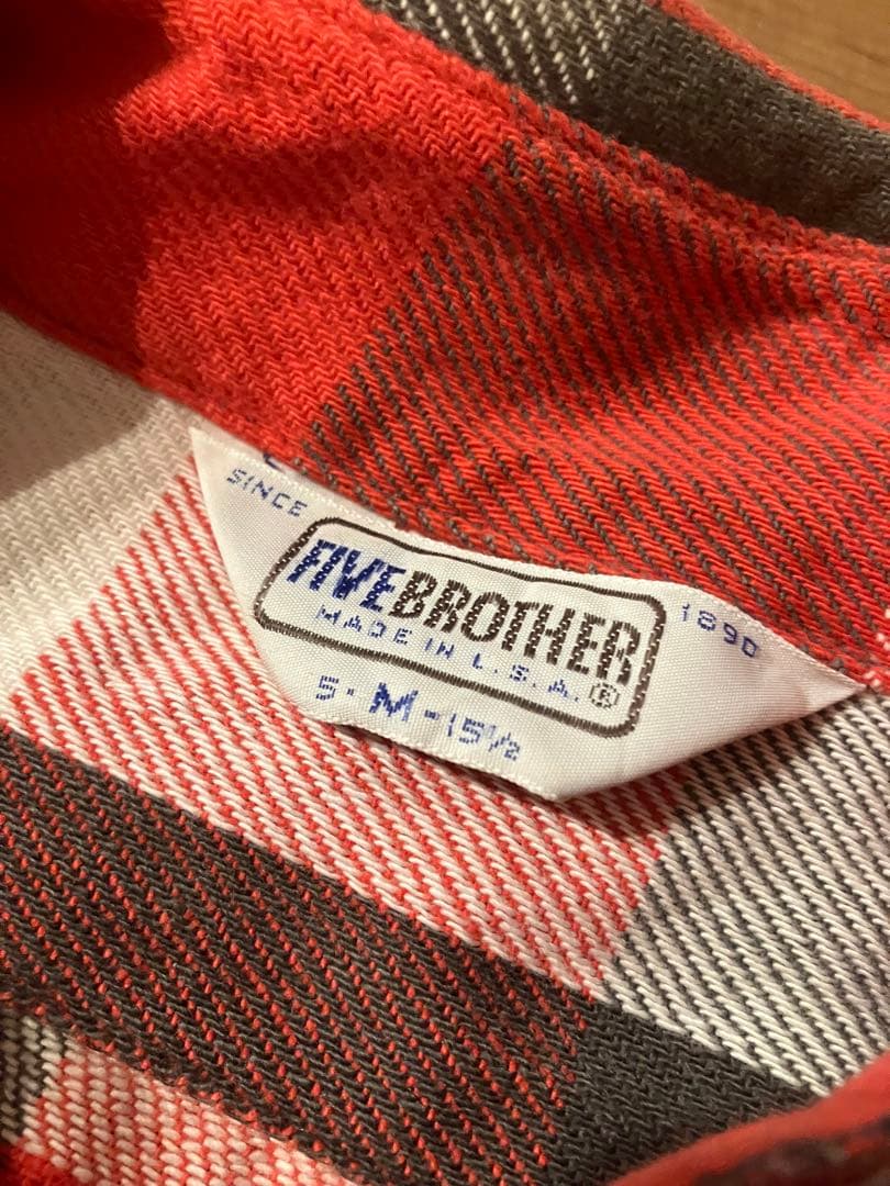H*様 80s FIVE BROTHER Flannel Shirt