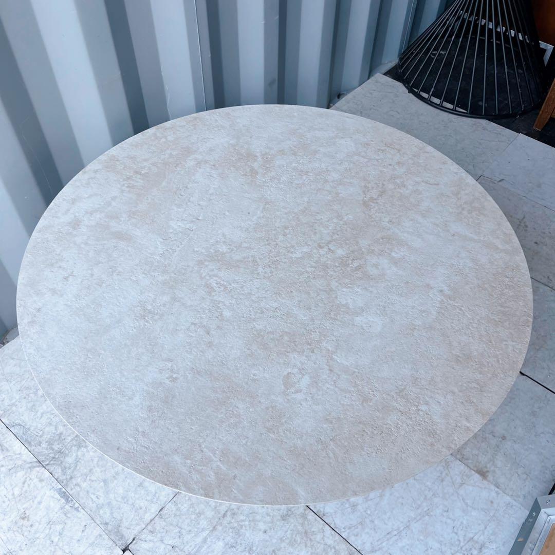 取付無料！ボーコンセプト Madrid 北欧モダン円形セラミックコーヒーテーブル