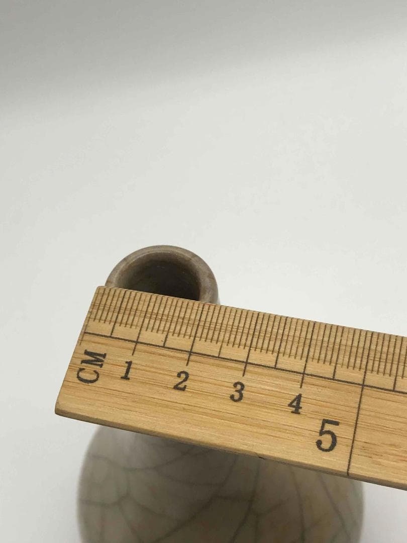 南宋時代　哥窯　汝官窯　花瓶　希少貴重　時代物　中国古美術　骨董品(A-46)