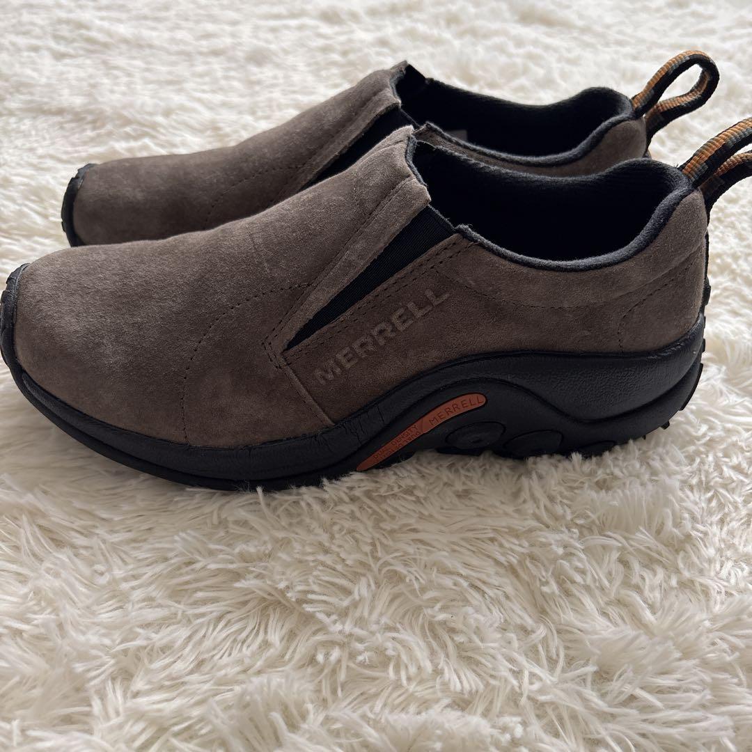 【未使用品級】メレル ジャングルモック スエードスニーカー 24cm ブラウン