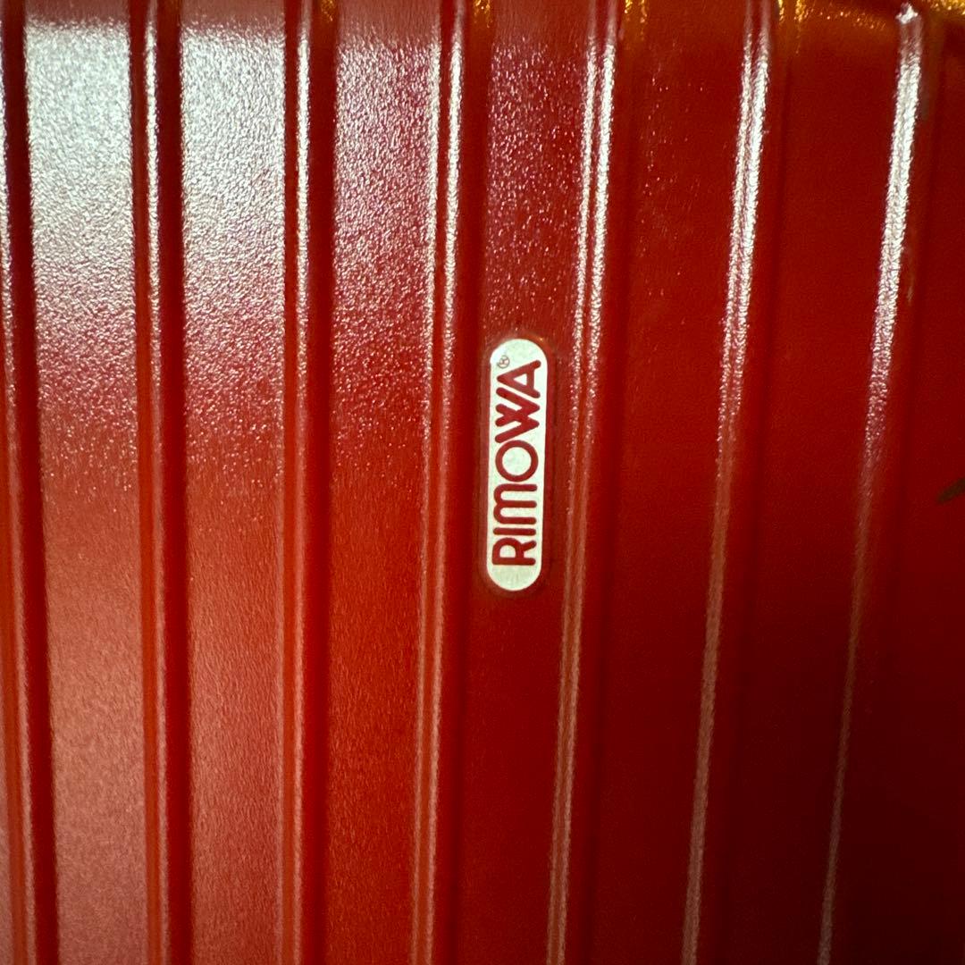 リモワ　RIMOWA スーツケース　赤　TSAなし　2輪　廃盤品