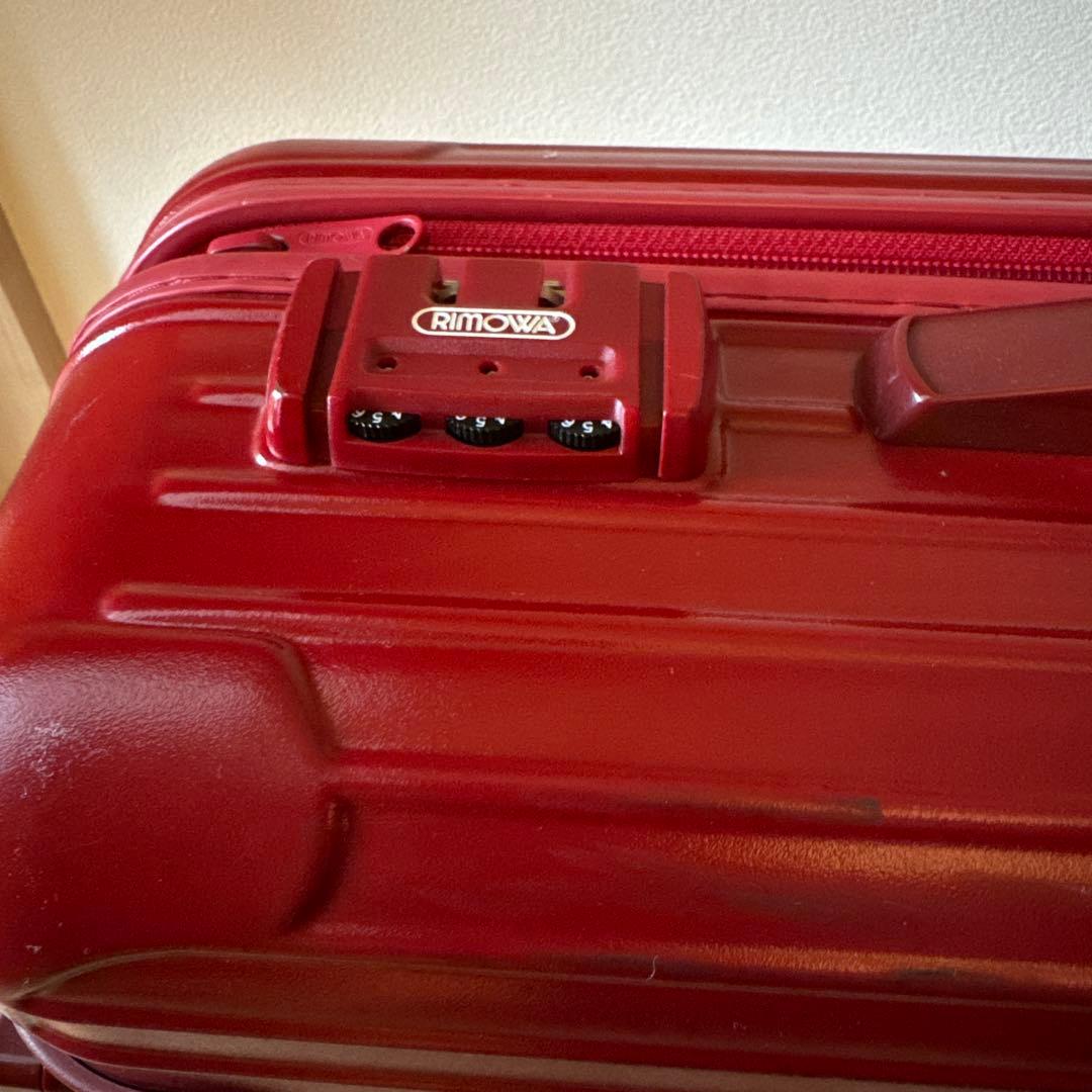 リモワ　RIMOWA スーツケース　赤　TSAなし　2輪　廃盤品