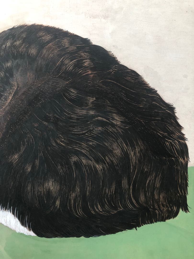 《送料無料》原画「ウメ13」猫イラスト 水彩画