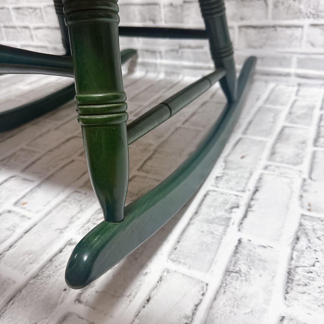 飛騨産業 ロッキングチェア　ハイバック　希少カラー　 揺り椅子　 ビンテージ