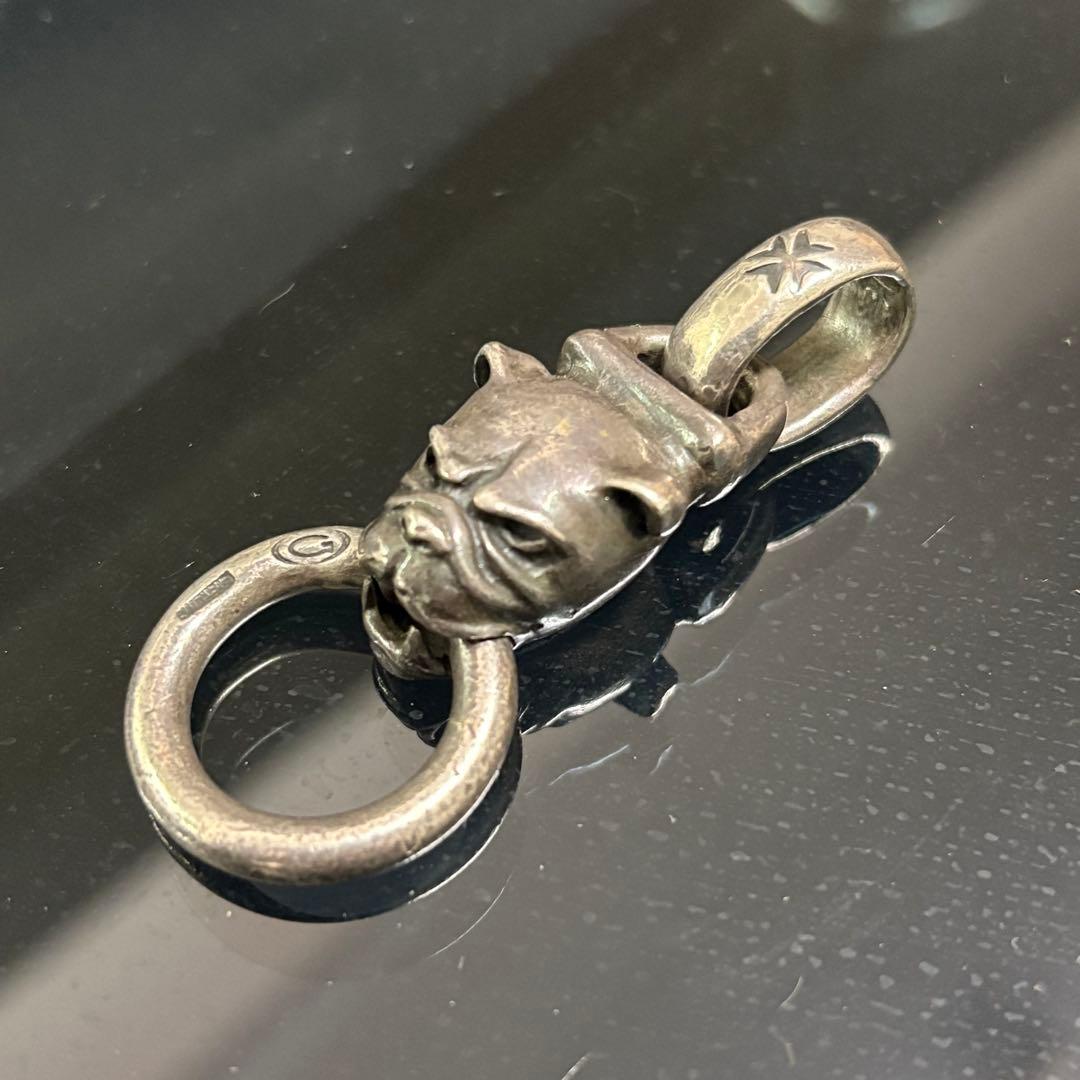 m*m様 ガボール　ブルドッグヘッド Oリング ペンダント