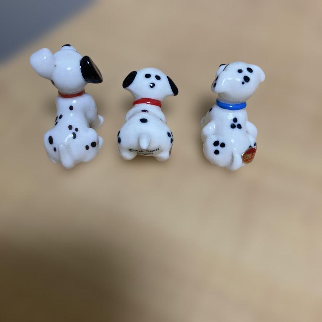 ダルメシアン犬（ディズニー）置物「bone china」