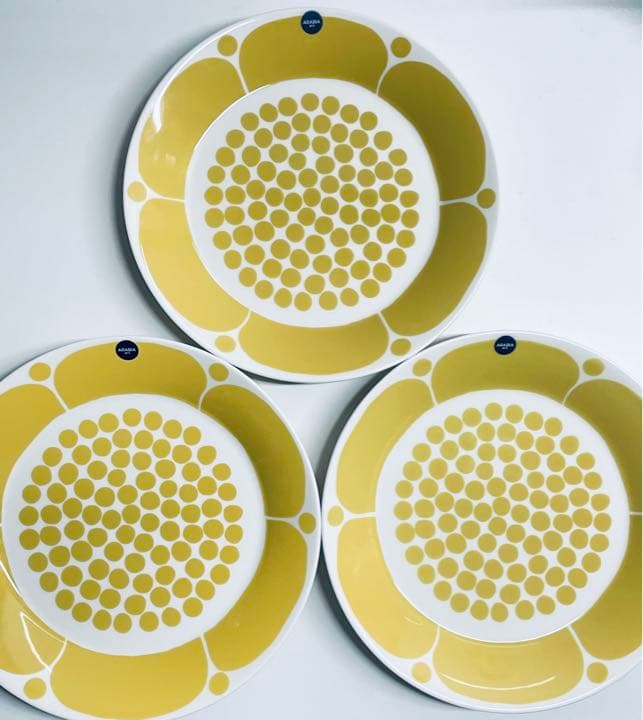 ★スンヌンタイ プレート★(アラビア／ARABIA)オーバルプレート3枚セット★