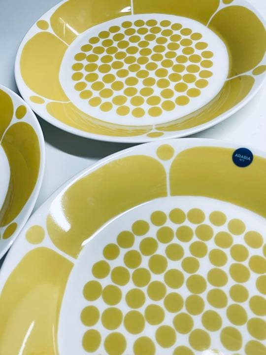 ★スンヌンタイ プレート★(アラビア／ARABIA)オーバルプレート3枚セット★