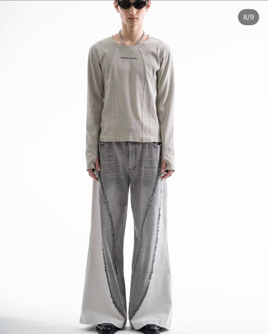 トップス jentlouis Rib Long Sleeve Tee sizeM