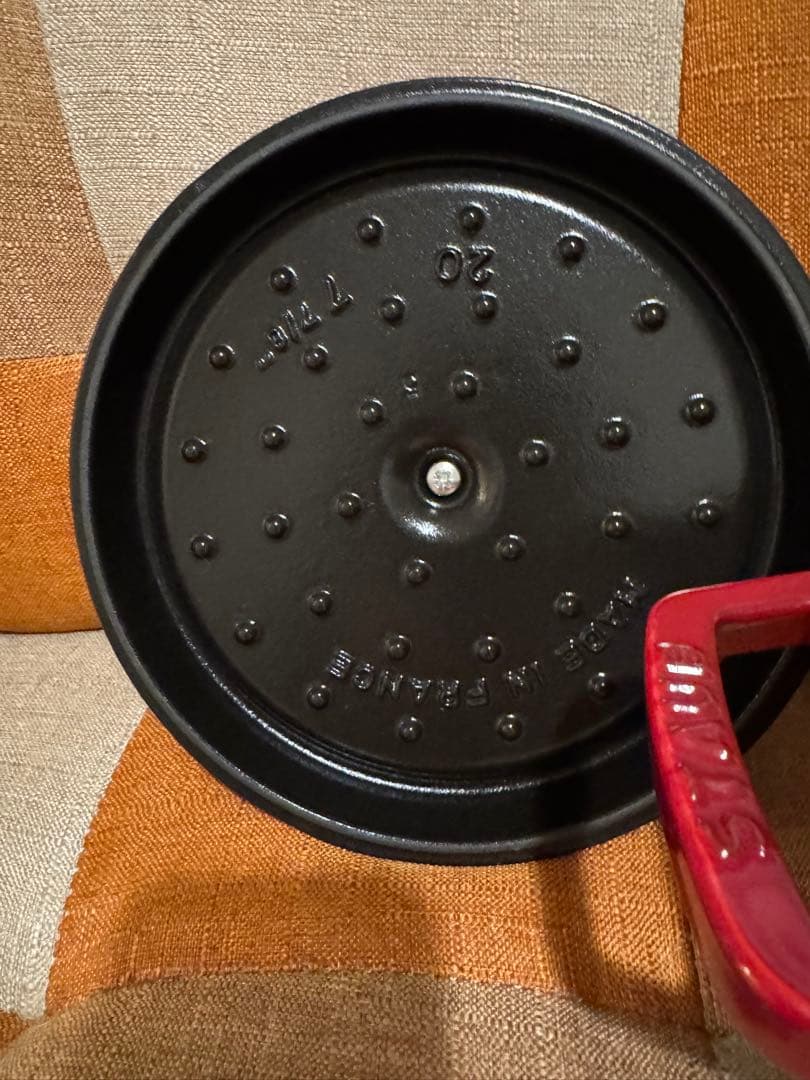 STAUB 鋳鉄製 両手鍋 20cm レッド