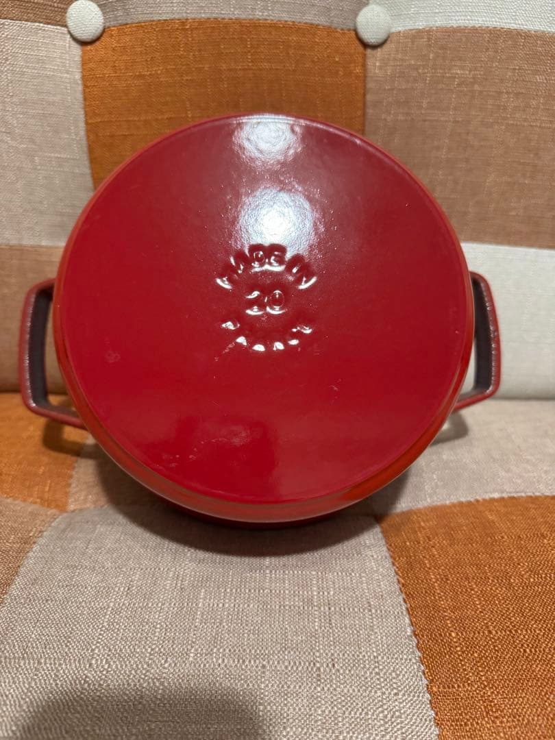 STAUB 鋳鉄製 両手鍋 20cm レッド