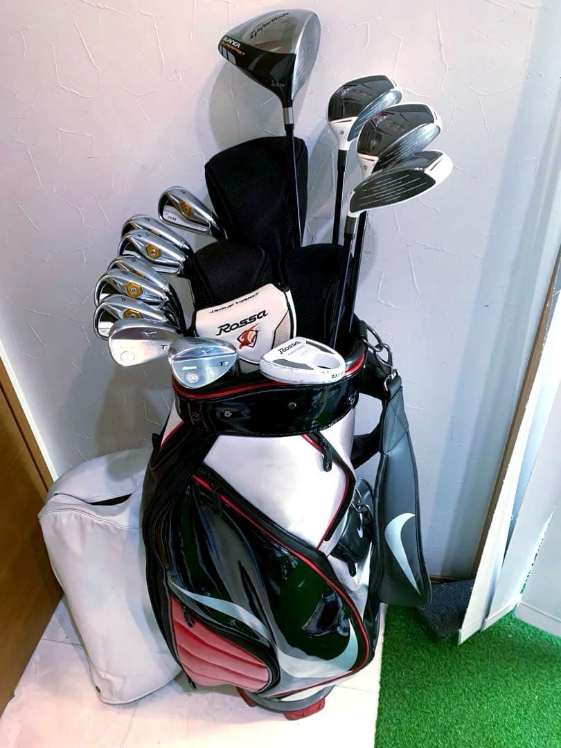 豪華　良品　テーラーメイド　ゴルフクラブフルセット　バッグ/ナイキ　アジアカート