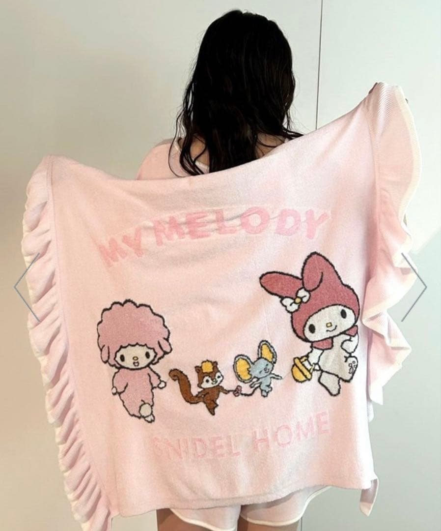 ブランケット　スナイデルホーム　snidel  マイメロ　マイメロディ